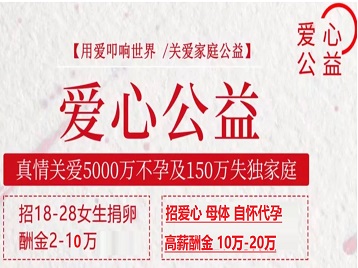 莒县捐卵助孕生子 爱心志愿者招募